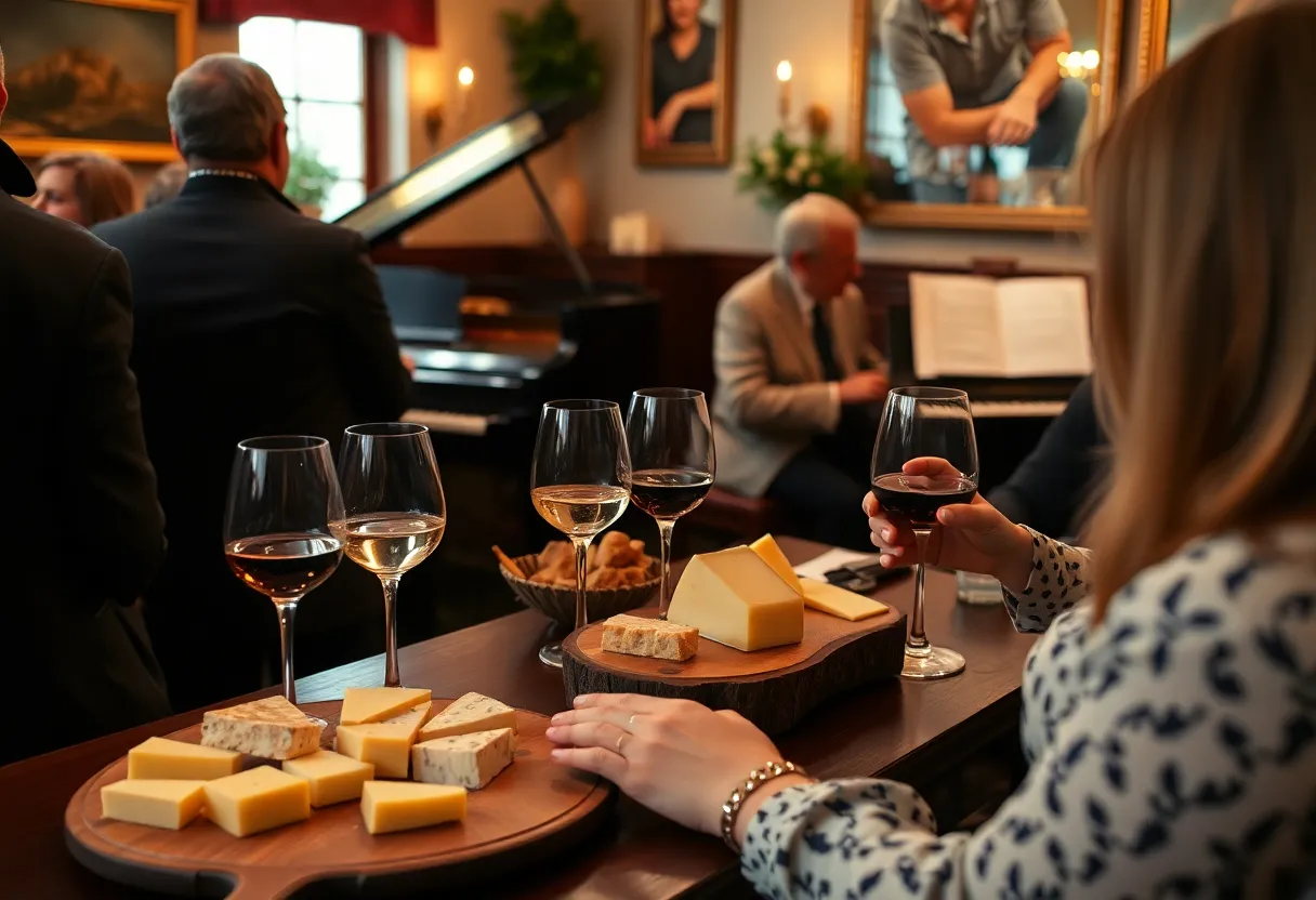 A delightful gathering with wine and cheese at Barrel in Austin
