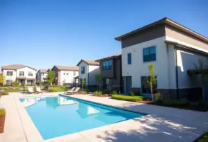 Modern build-to-rent community in Liberty Hill, Texas
