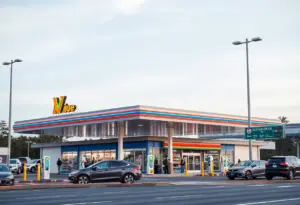 Buc-ee's travel center at I-35 and Yarrington Road in San Marcos, Texas