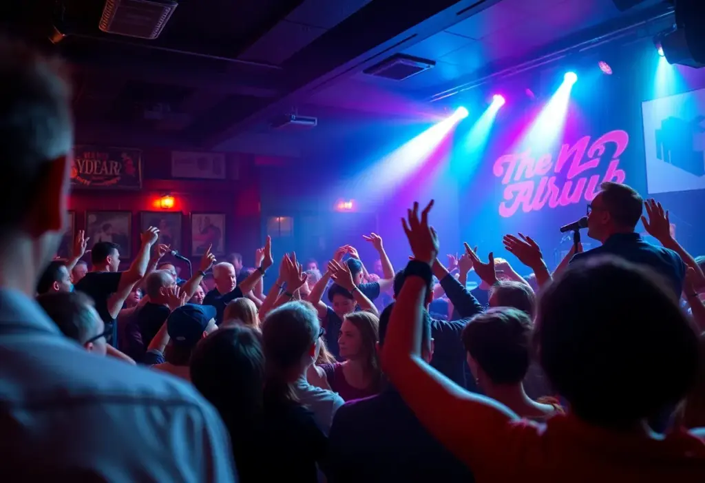 Crowd enjoying live music at Chaepter's album release event at Empty Bottle