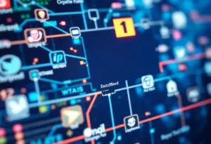 Visual representation of a Cloudflare outage affecting major websites.