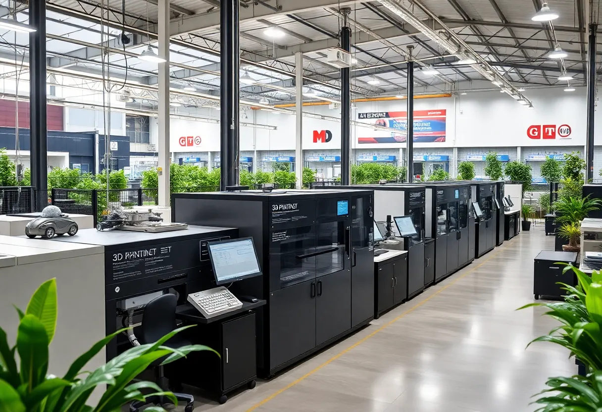 3D printing facility for Creative 3D Technologies in Cedar Park, Texas