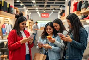 Consumers engaging in online shopping during Cyber Monday.