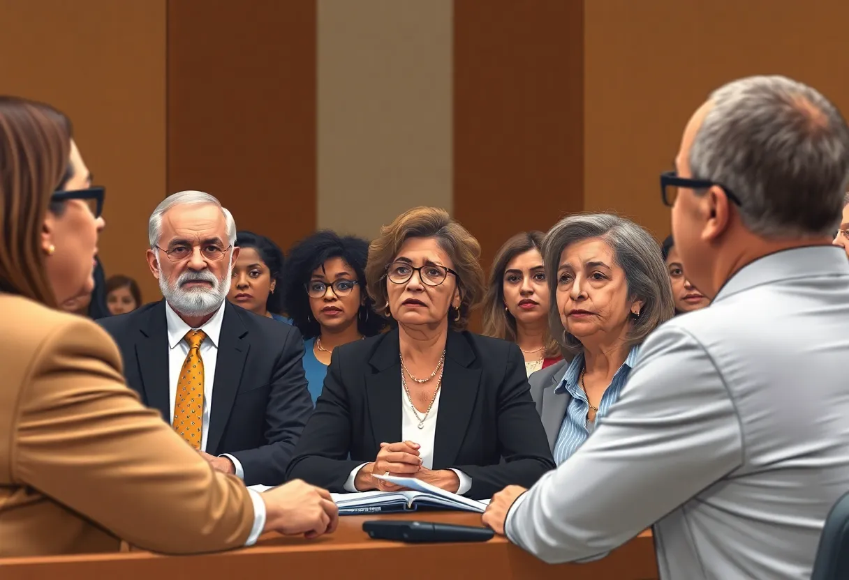 Community meeting in Dallas discussing the vaping ban