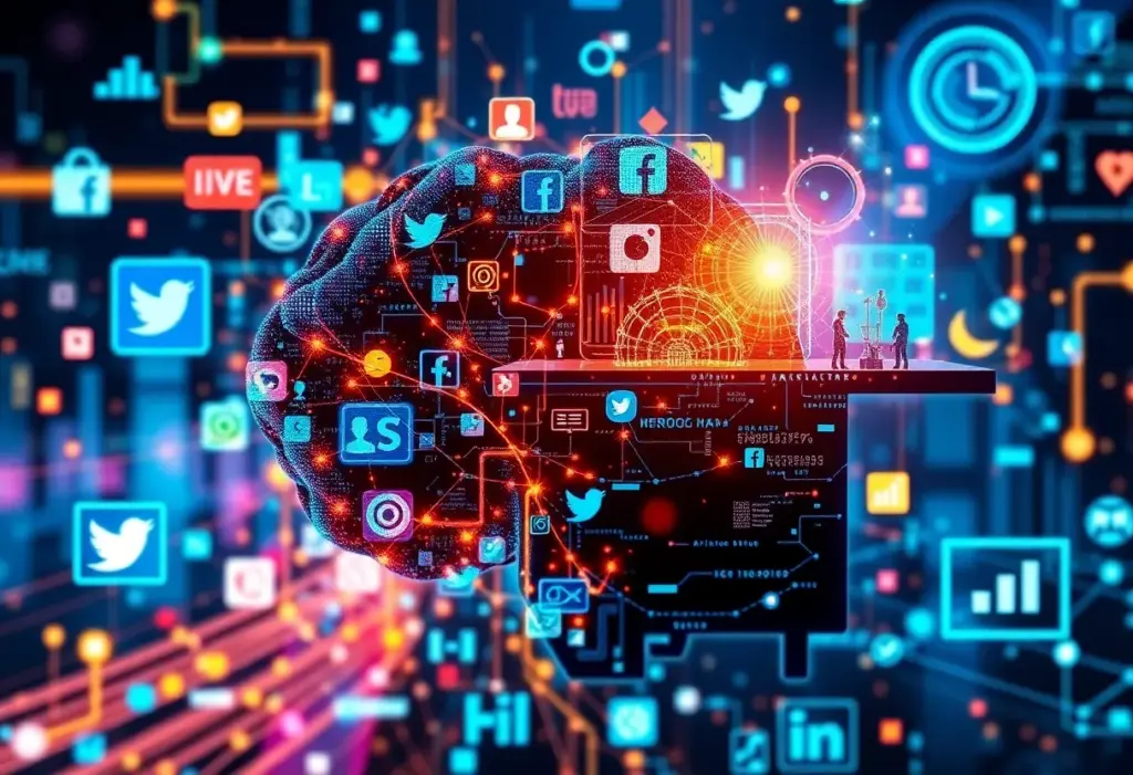 Digital representation of the merger between xAI and X Corp showcasing innovation in technology and social media.