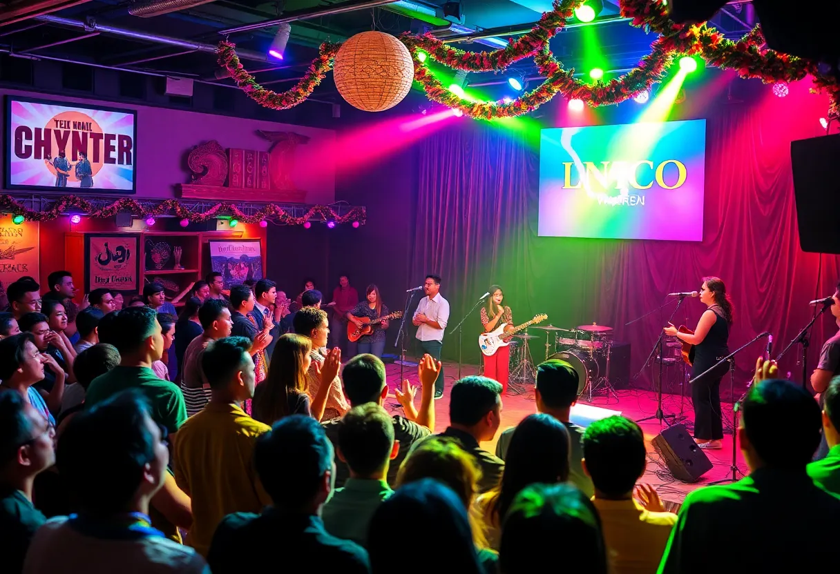 Live performance at the 22nd Annual Eve of the Eve Show in Chicago