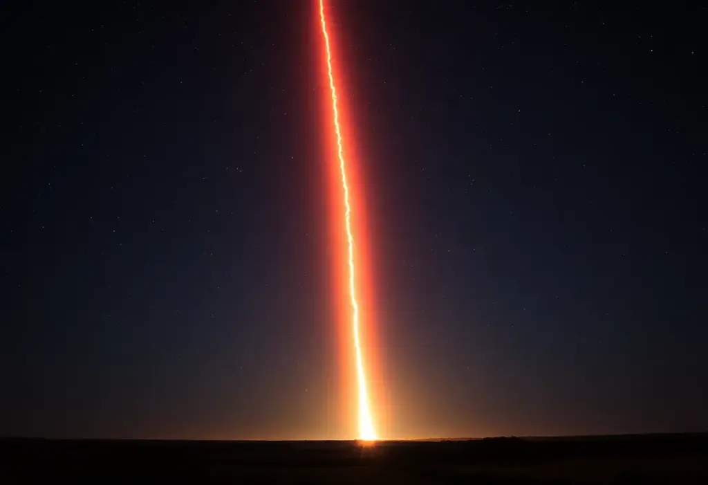 Bright fireball illuminating Central Texas night sky
