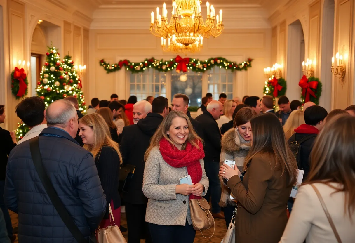 Participants at the Frosty Gives Back charity event in Austin celebrating community support.