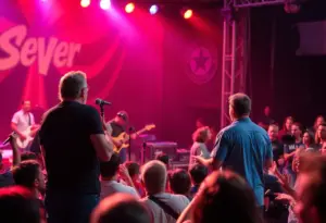 Live performance by Garrett Jay Brown at Antone's Nightclub in Austin