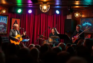 Jazz trio performing live at Elephant Room in Austin