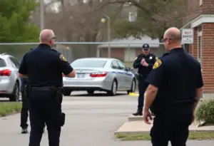 Police responding to a report of domestic abuse with exercise equipment visible