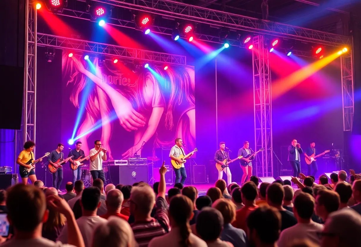 Mother Soki performing at a music festival