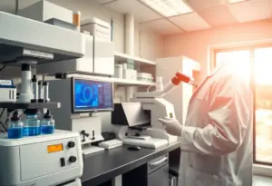 Laboratory focused on molecular diagnostics in cancer research