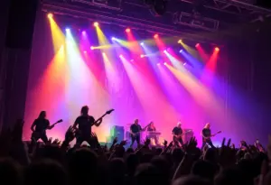 Nekrogoblikon band performing at a concert