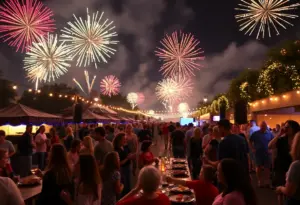 Fireworks and festivities during New Year's in Central Texas