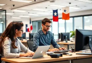 NinjaOne team celebrating TX-RAMP Level 2 certification in Texas.