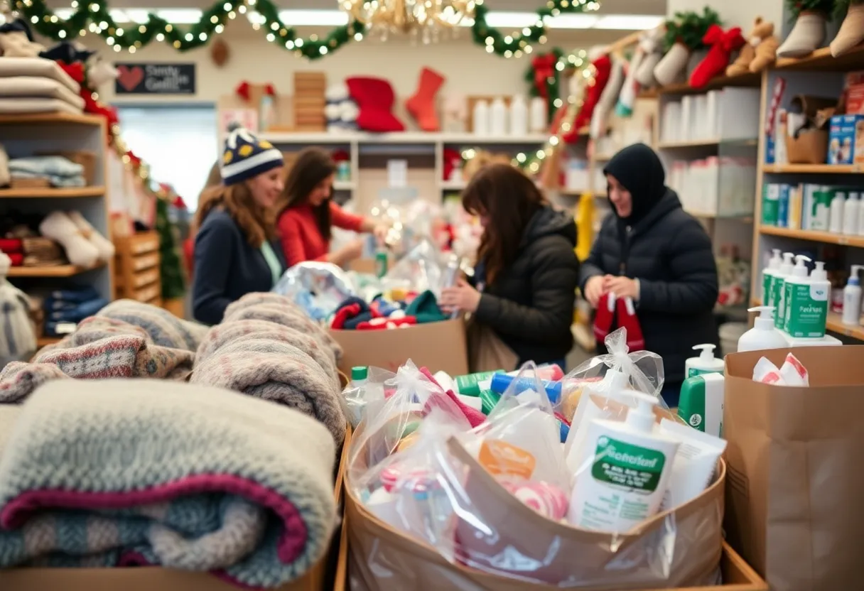 Donation items for nursing homes during Christmas