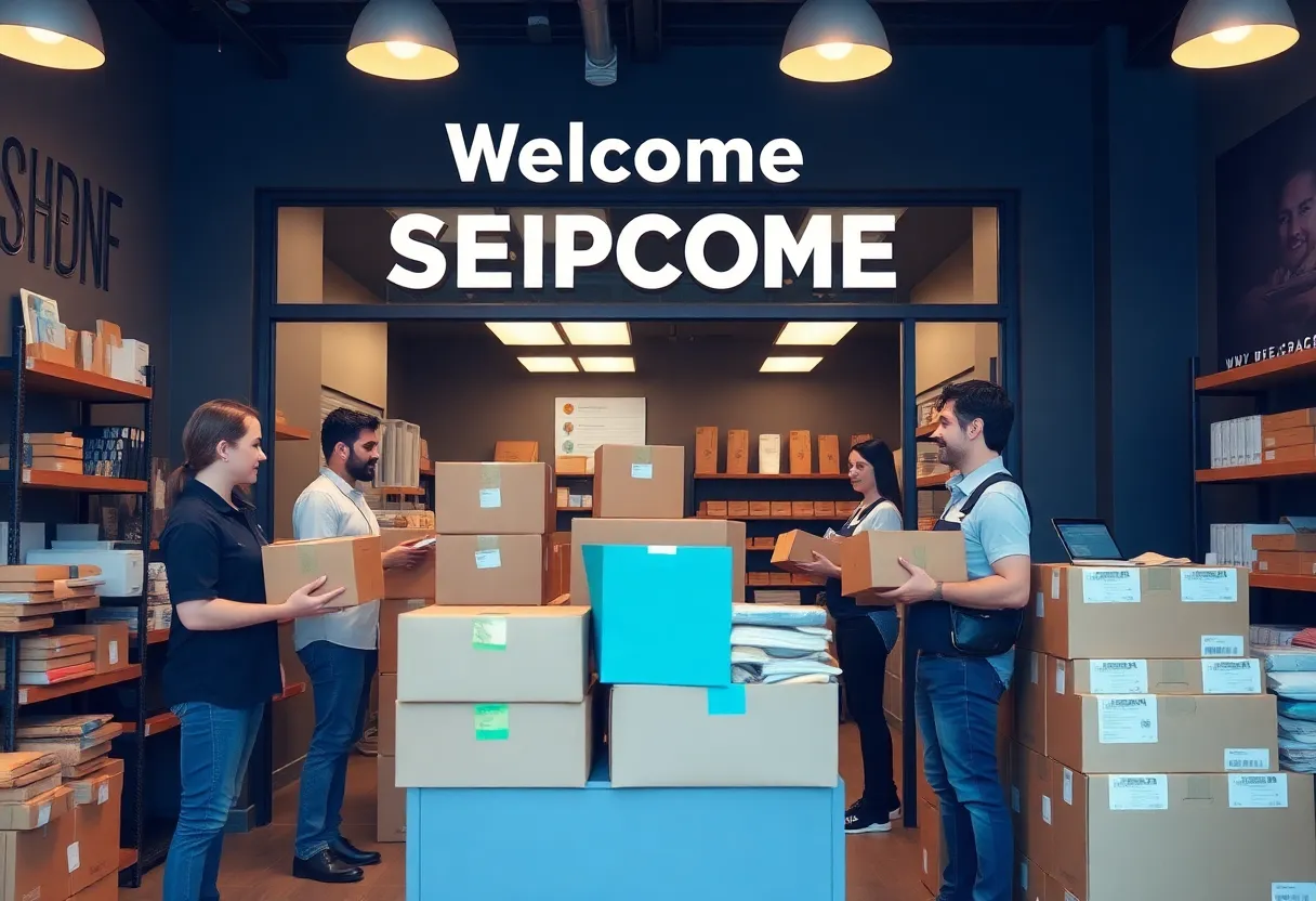 Pak Mail location in Austin with staff and shipping services