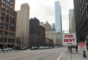 New York City and Chicago showcasing empty streets symbolizing population decline.