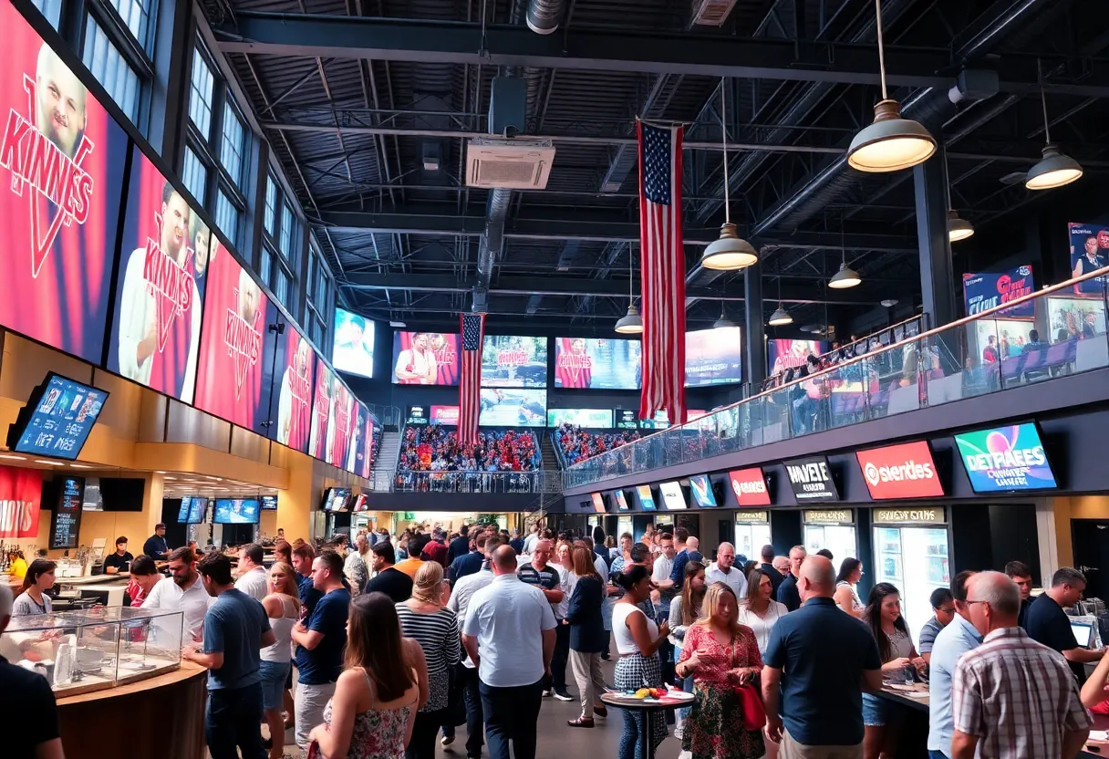 Guests enjoying hospitality services at a sports venue after Proof of the Pudding's acquisition of RS3.