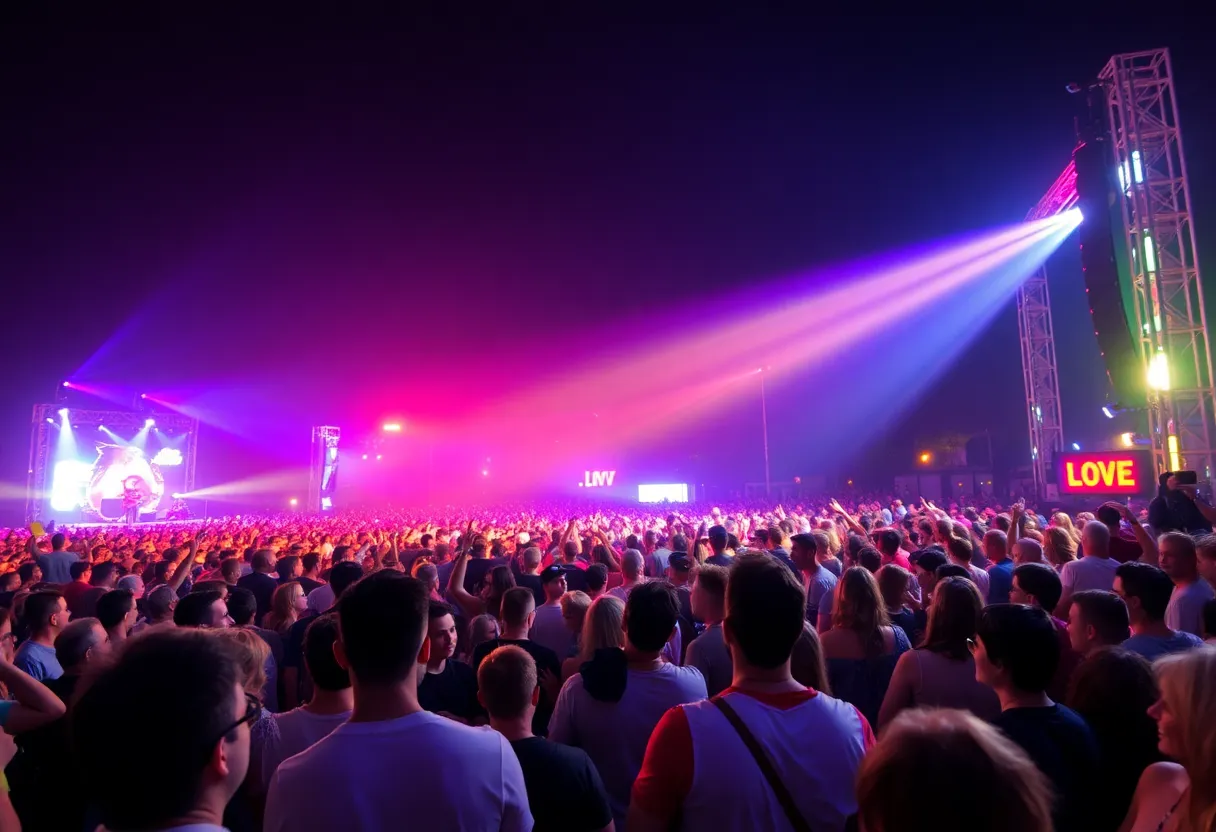 Audience enjoying a Rascal Flatts concert in Austin