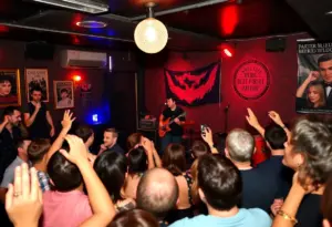 Ray Prim Band performing live at Saxon Pub