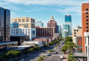 Cityscape of San Antonio showcasing diverse businesses