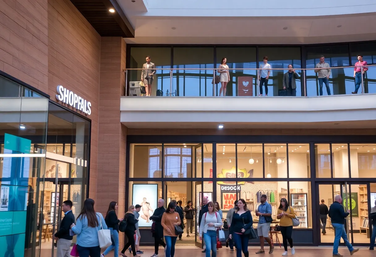 A lively view of San Antonio's retail landscape with newly opened stores.