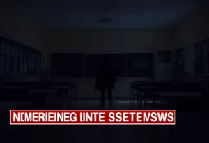 Classroom setting symbolizing an arrest investigation