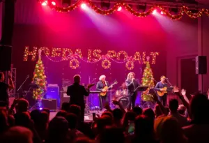 Audience at a Sixpence None the Richer Christmas concert