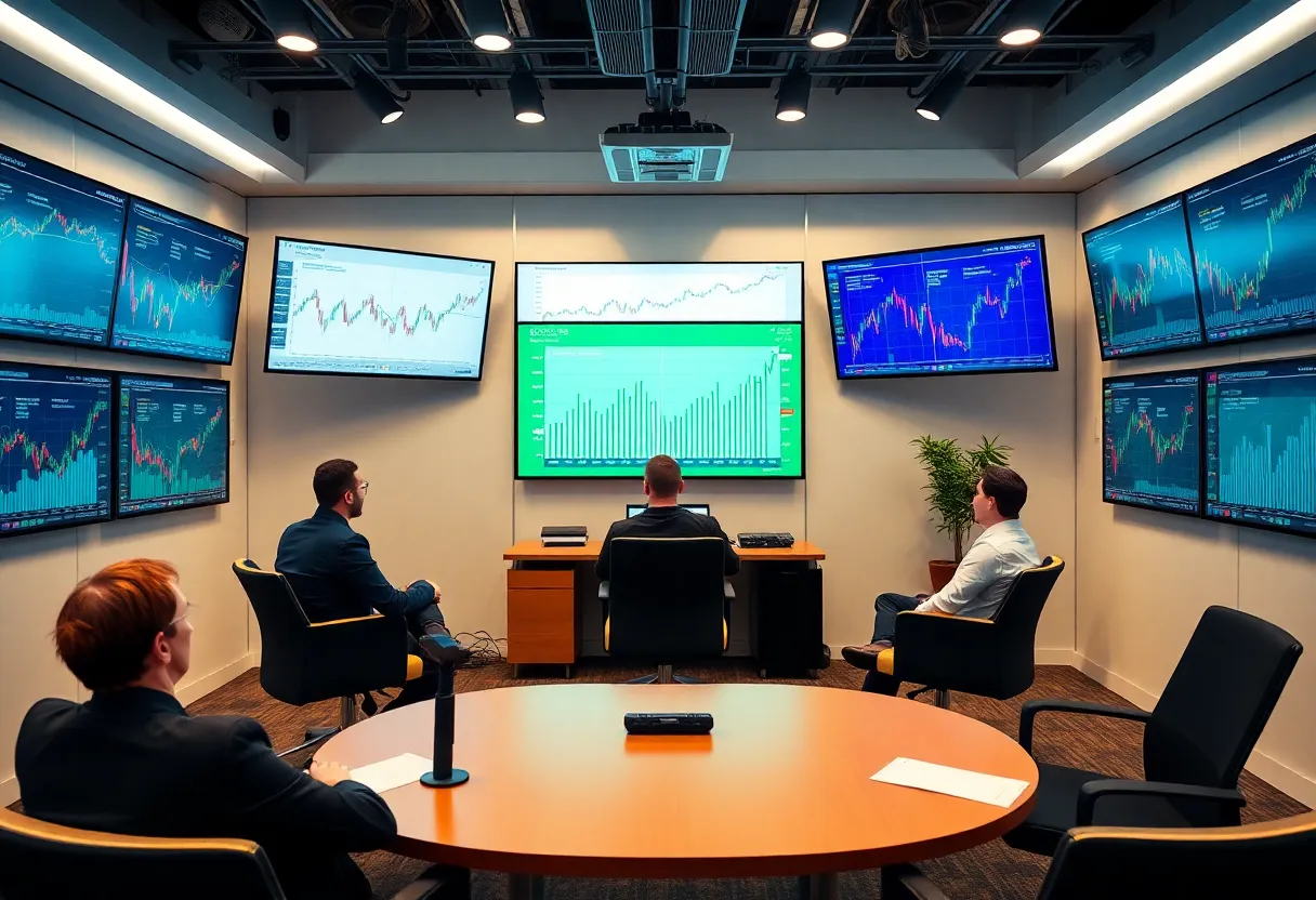 Meeting room focusing on alternative investment strategies