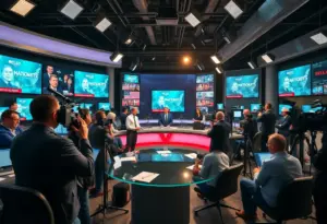 New Washington correspondent at Gray Media in a modern newsroom