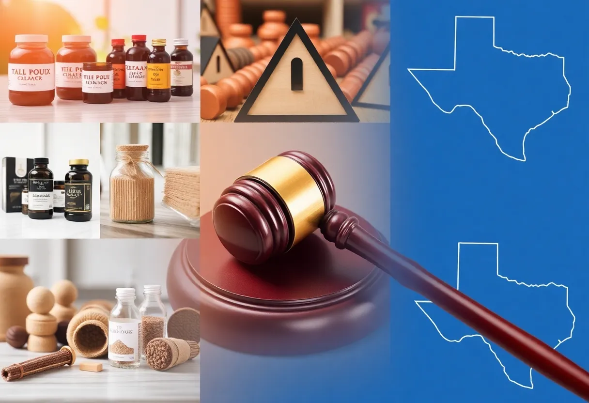 Visual representation of the investigation into Shein led by Texas Attorney General.