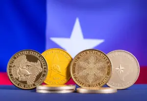 Series of Texas commemorative gold and silver coins