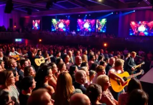 Audience enjoying the Texas Country Music Awards