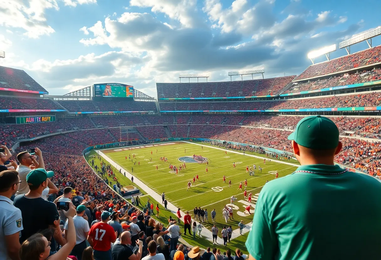 Texas Longhorns football team in action against Michigan Wolverines during Citrus Bowl.