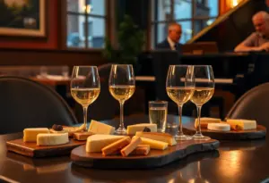 Wine, cheese, and a live performance at Barrel in Austin