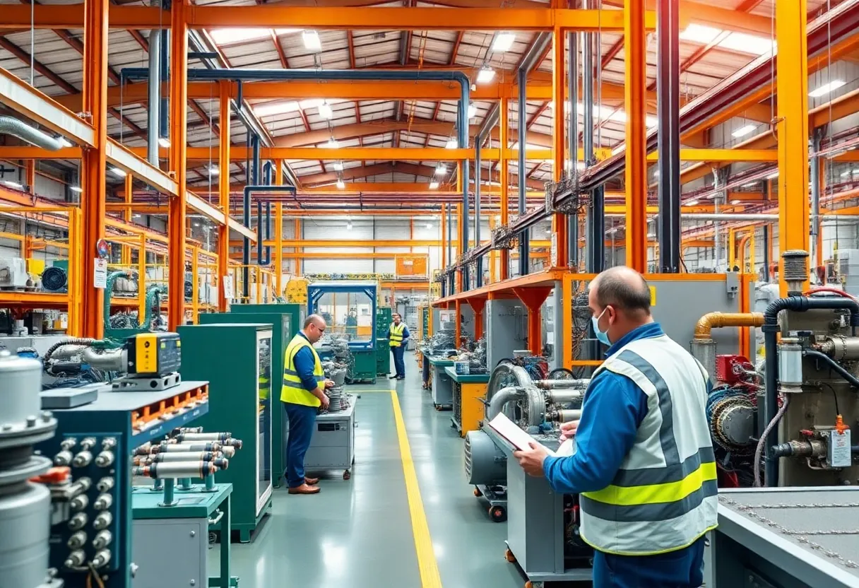 AMERMIN manufacturing facility focusing on clean energy technologies