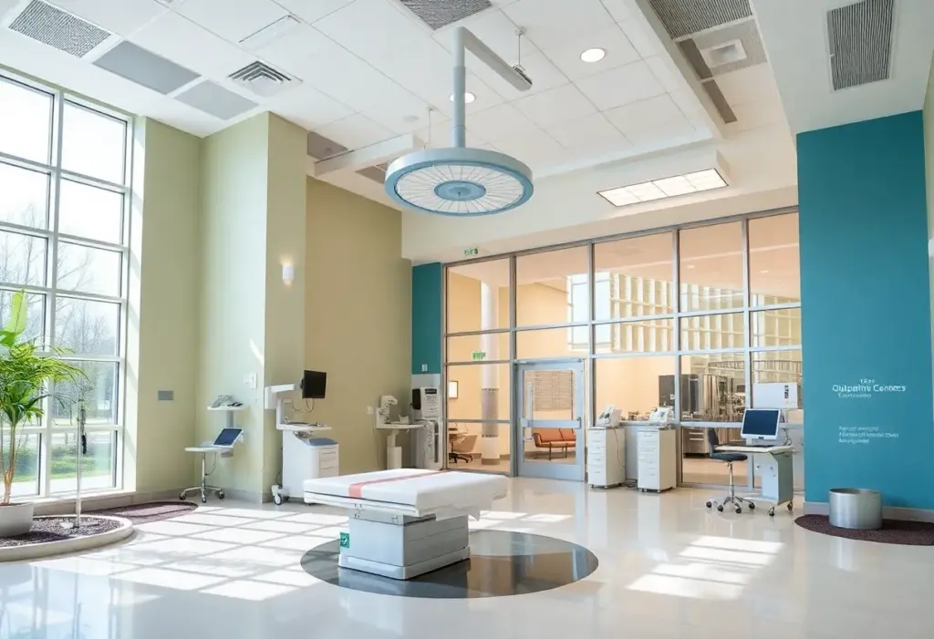 Exterior view of ARC Greenlawn Specialty surgery center in Round Rock