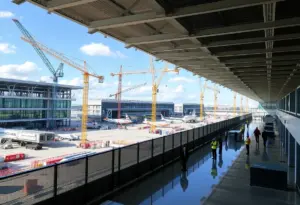 Construction of new gates at Austin-Bergstrom International Airport