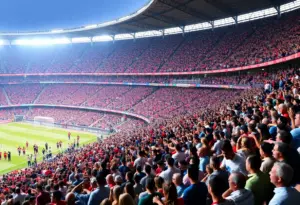 Crowd at Q2 Stadium during Austin FC match