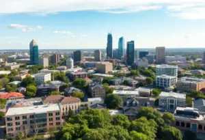 Cityscape of Austin Texas highlighting real estate opportunities