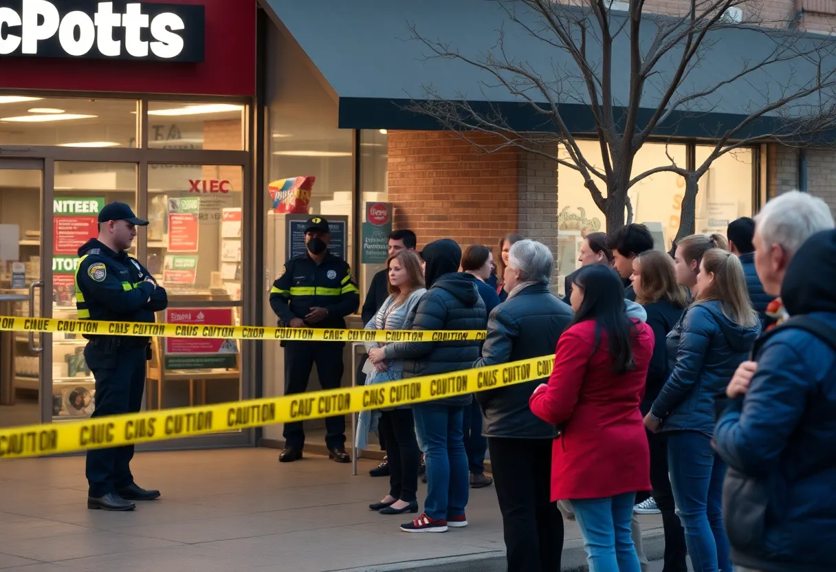 Police investigate shooting scene outside Target in Austin