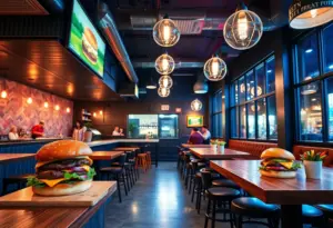 Delicious smash burgers at Badd Burgers