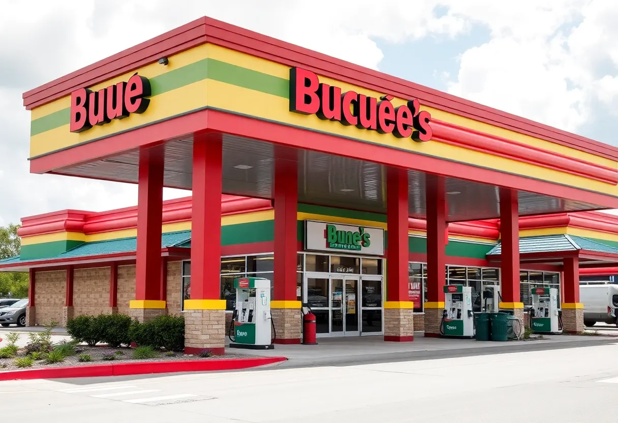 Exterior view of Buc-ee's travel center in Ocala, Florida