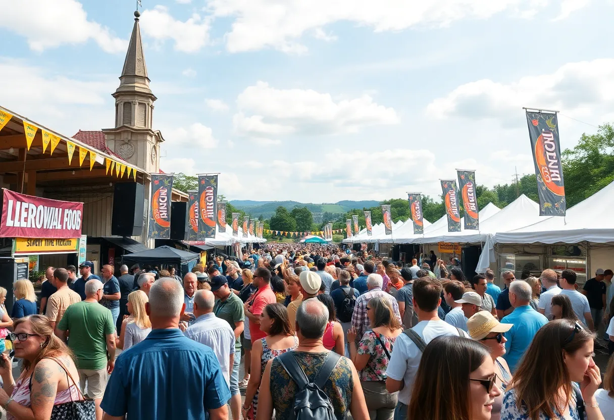 Crowd enjoying live music at Coca-Cola Sips & Sounds Festival
