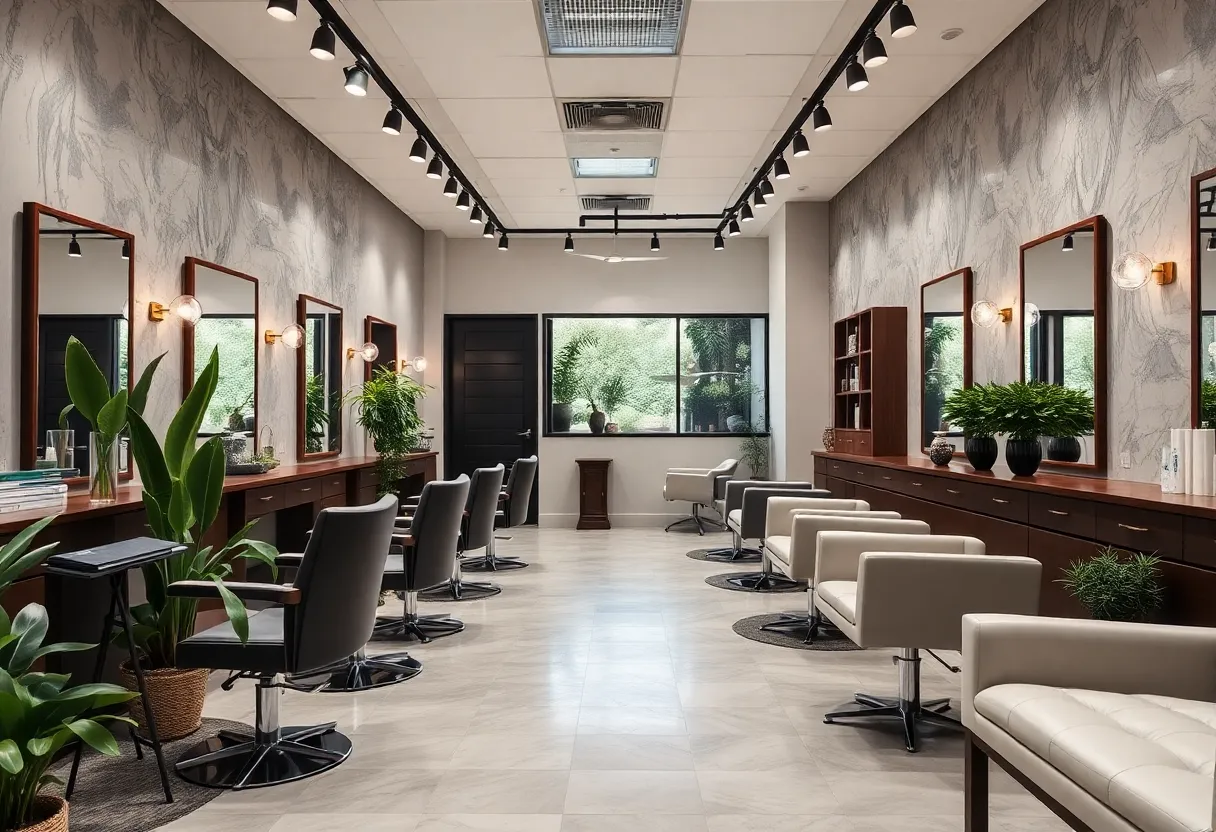 Interior of Cuts By Lulu grooming studio in Austin