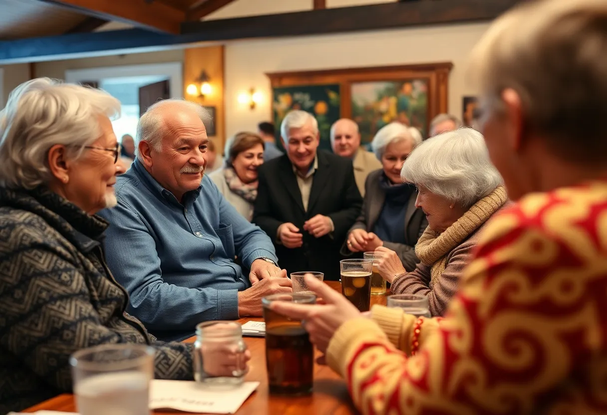 Community members gathered to bid farewell to Joee Taylor in Great Falls.