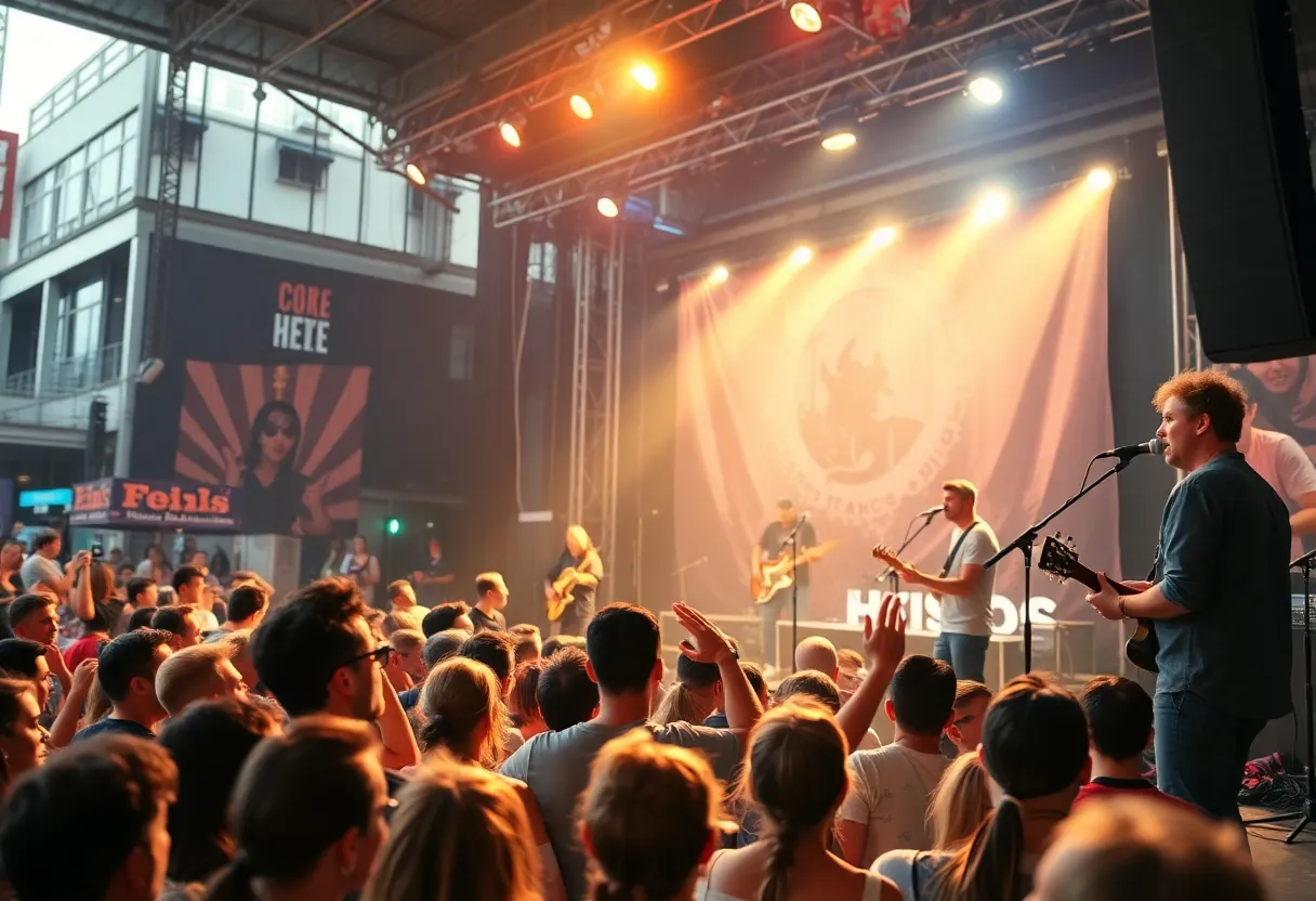 Audience enjoying the Free Week music festival in Austin
