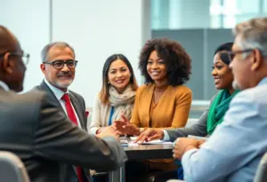 Global leaders discussing economic resilience at Davos Forum